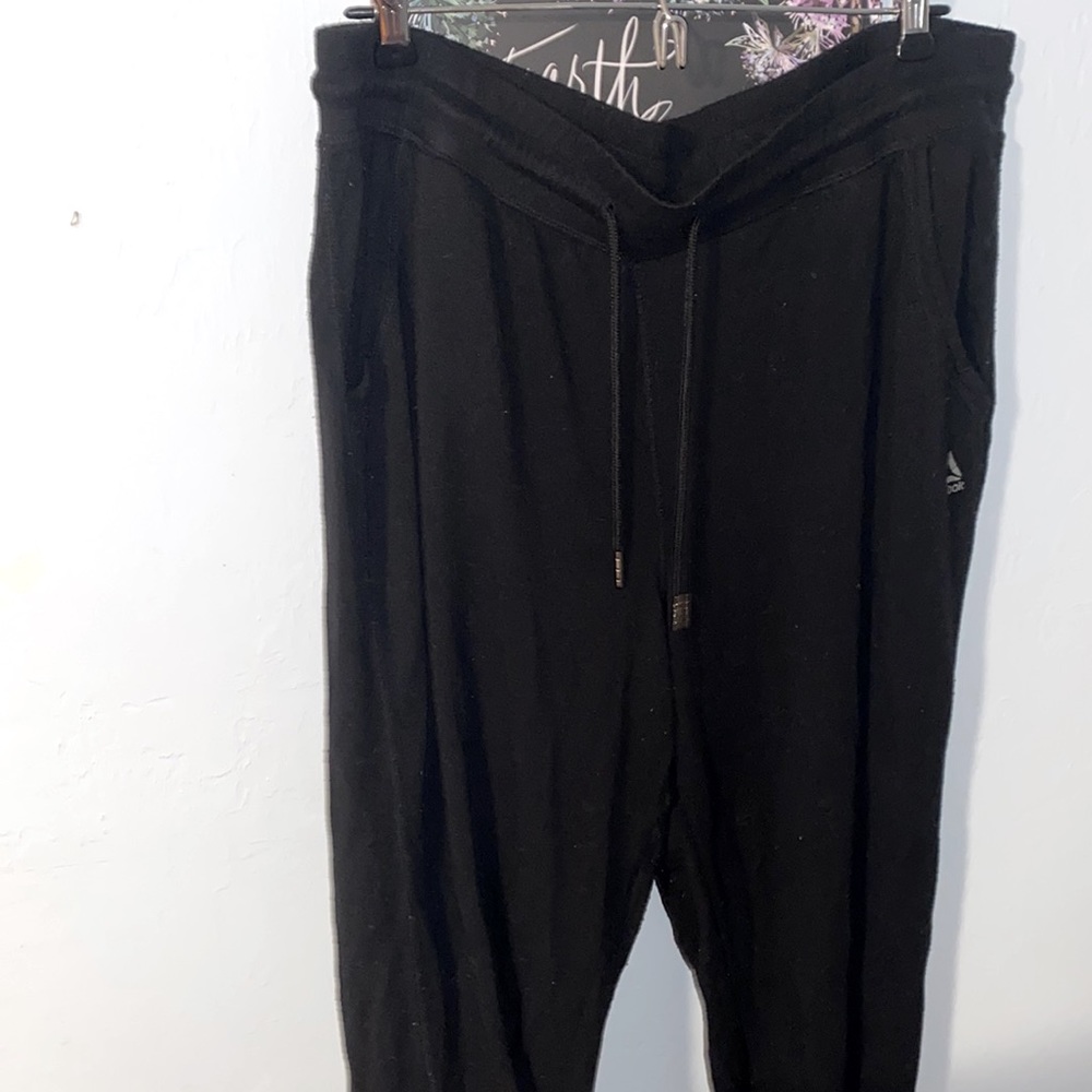 Black athletic joggers